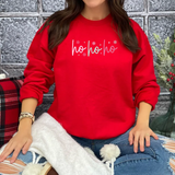 Ho Ho Ho Sparkle Snowflake DTF Print