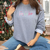 Ho Ho Ho Sparkle Snowflake DTF Print