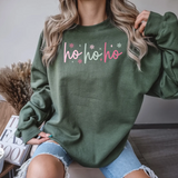 Ho Ho Ho Sparkle Snowflake DTF Print
