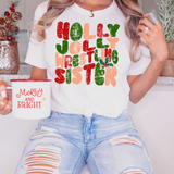Holly Jolly Wrestling Christmas DTF Print
