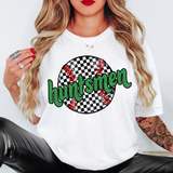Huntsmen Retro Checker Baseball DTF Print