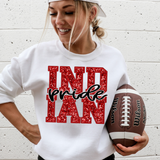 Indian Pride Glitter Effect DTF Print