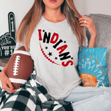 Indians Star Football DTF Print