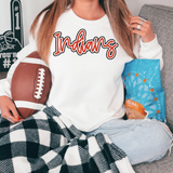 Indians Outline DTF Print