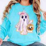 Irredecent Ghost With Basket DTF Print