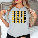 Jackets Heart Collage DTF Print