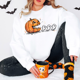 Pac Man Jack O lantern Ghosts  DTF Print