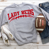 Lady Reds Football Arched DTF Print