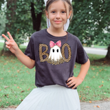 LEOPARD GHOST PINK BOW DTF Print