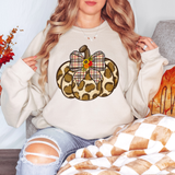 Coquette Leopard Pumpkin DTF Print
