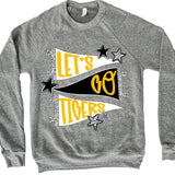 Tigers Star Banner Trio DTF Print