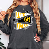 Tigers Star Banner Trio DTF Print
