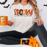 Librarian Halloween Spooky Names DTF Print