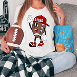 Lions Football Guy DTF Print