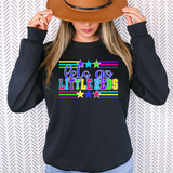 Little Reds Lets Go Multi Color DTF Print