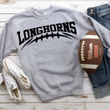 Longhorns Football Arched DTF Print