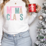 Mama Claus Checker Christmas DTF Print