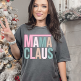 Mama Claus Checker Christmas DTF Print