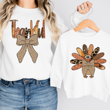 Mama Mini Thankful Turkey DTF Print