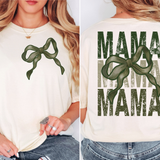 Distressed Mama Coquette Camo DTF Print