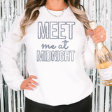 Meet Me at Midnight Tinsel Effect DTF Print