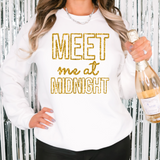 Meet Me at Midnight Tinsel Effect DTF Print