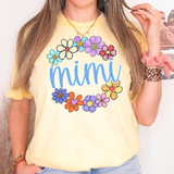 Mimi Spring Flower Circle DTF Print