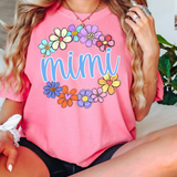 Mimi Spring Flower Circle DTF Print