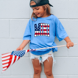 Patriotic Mini Arch America Flag DTF Print