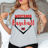 Mustangs Baseball DTF Print