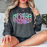 Neon Nurse DTF Print