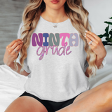 Floral Solid Back To School DTF Print