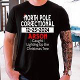 North Pole Correctional Christmas DTF Prints