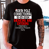 North Pole Correctional Christmas DTF Prints