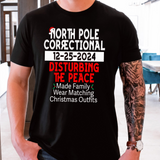North Pole Correctional Christmas DTF Prints