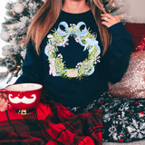 Preppy Nutcracker Wreath DTF Print