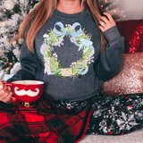 Preppy Nutcracker Wreath DTF Print