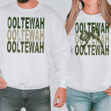 Ooltewah Matching Stacked Camo Greens DTF Print