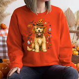 Halloween Doodle Dog DTF Print