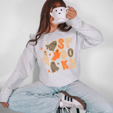 Orange Spooky Preppy DTF Print