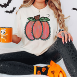 Painted Pumpkin DTF Print