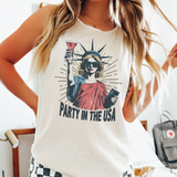 Patriotic Party In the USA Statue of Liberty DTF Print