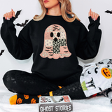 Pink Patchwork Ghost DTF Print