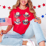 Cowboy Hats Patriotic DTF Print