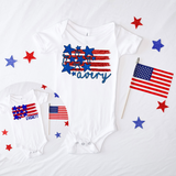 Patriotic Family Flag DTF Print