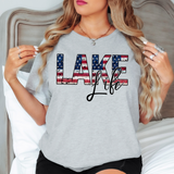 Patriotic Lake Life DTF Print