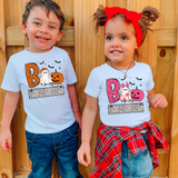 Personalized Orange Boo DTF Print