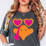 Pink Orange Turkey DTF Print
