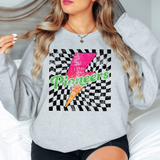 Pioneers Checker Bolt Distressed DTF Print
