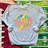 Neon Bolt Pirates DTF Print